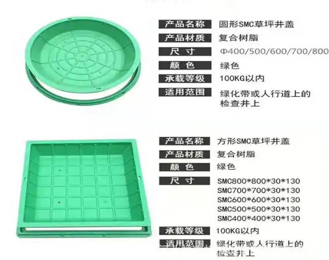 涉县树脂复合种植井盖展示